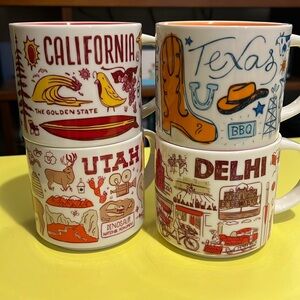 Starbucks been there mugs bundle